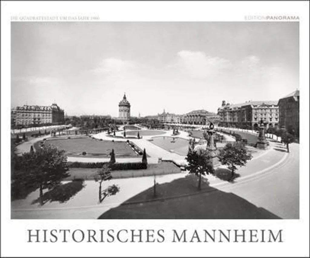 Livre d'Art Historique Mannheim 1900 - Album de Photographies Anciennes