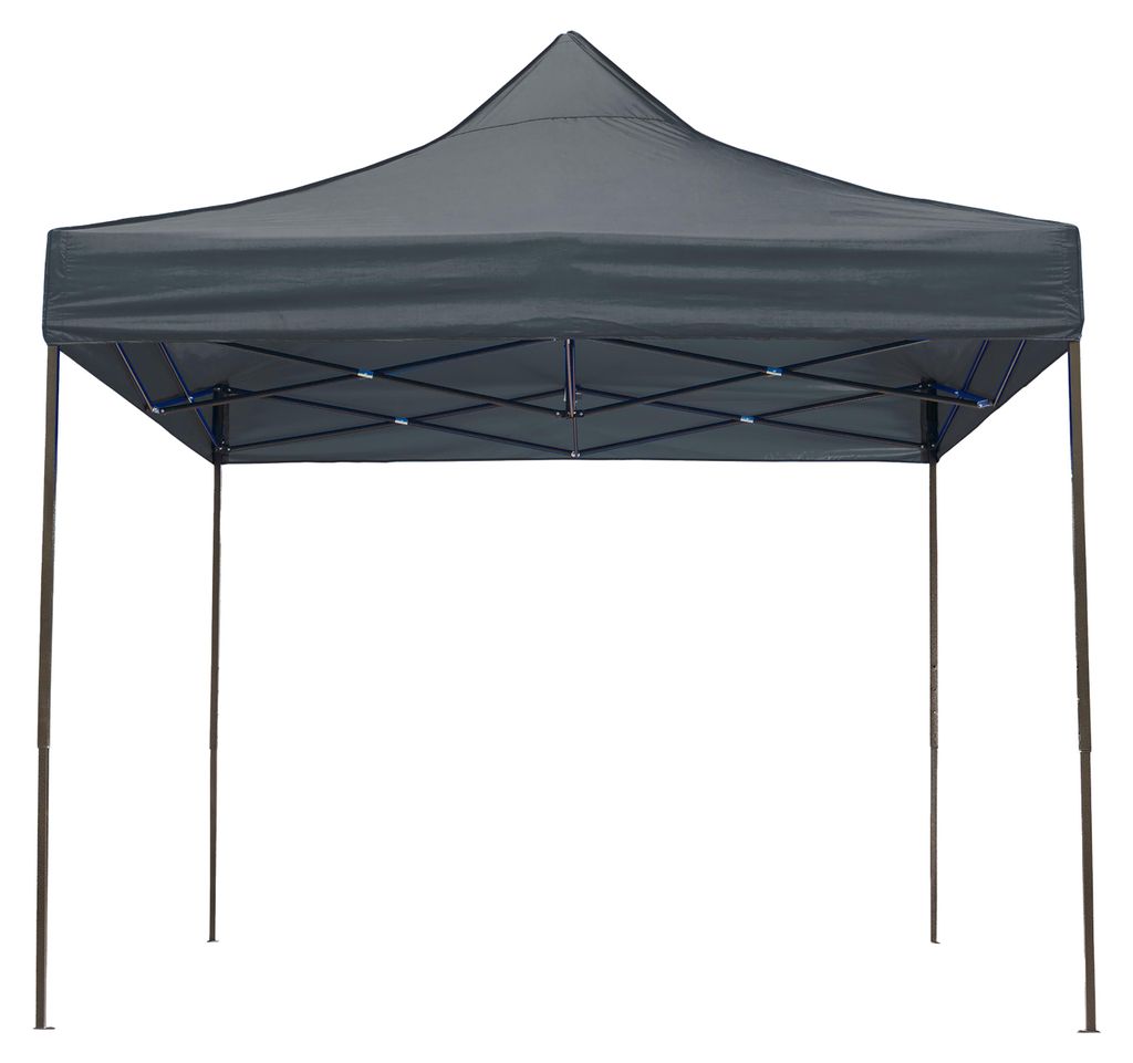 greemotion Faltpavillon Berlin 3x3 m grau mit Stahlgestell Produktbild 