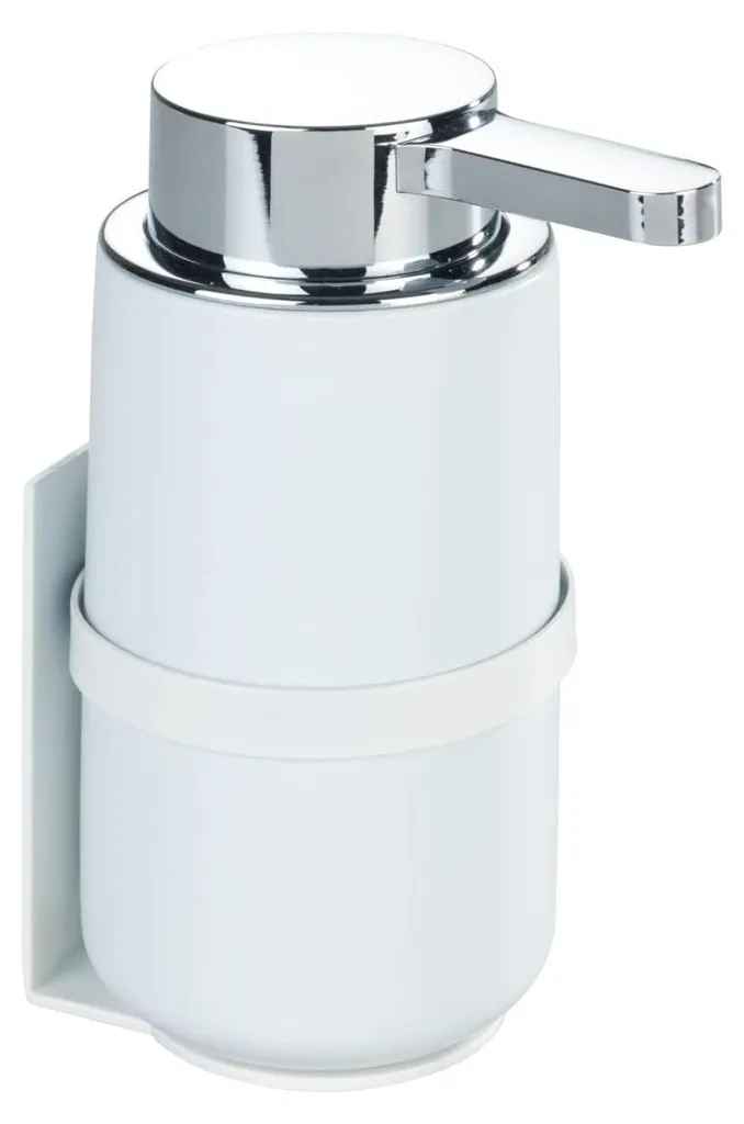 Distributeur de savon mural Woya en céramique blanche rechargeable 250ml