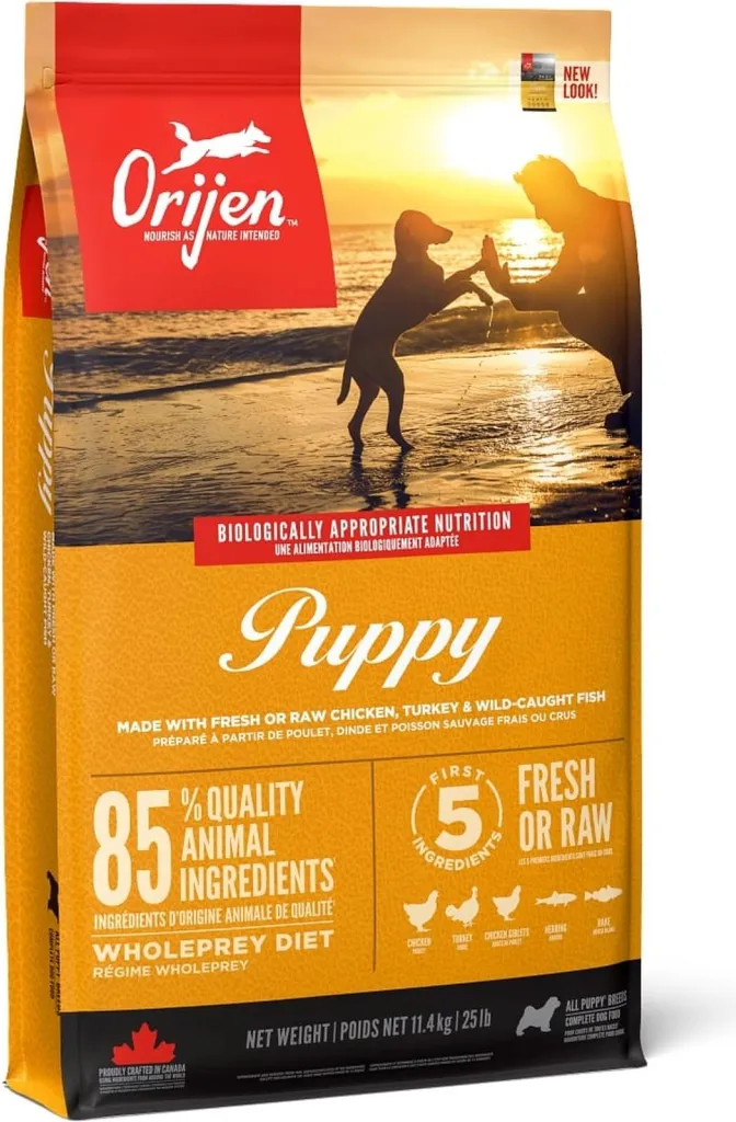 Cibo Orijen Puppy 11,4 kg: Dieta Biologicamente Appropriata Cuccioli