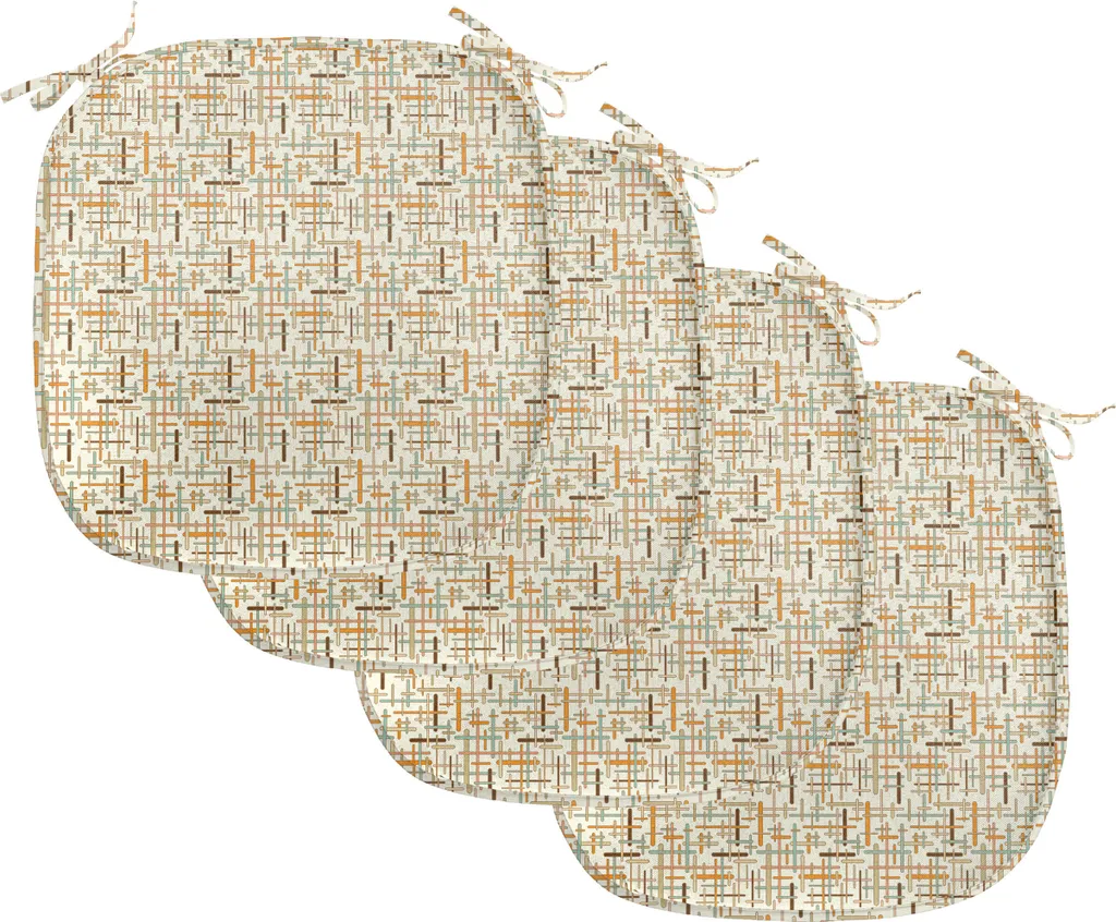 ABAKUHAUS Astratto Federe Cuscini Set di 4, Funky Modello