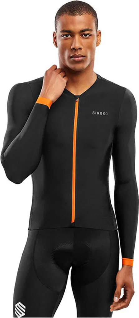 Maillot Siroko SRX Pro Roselend Noir S pour Homme à Manches Longues