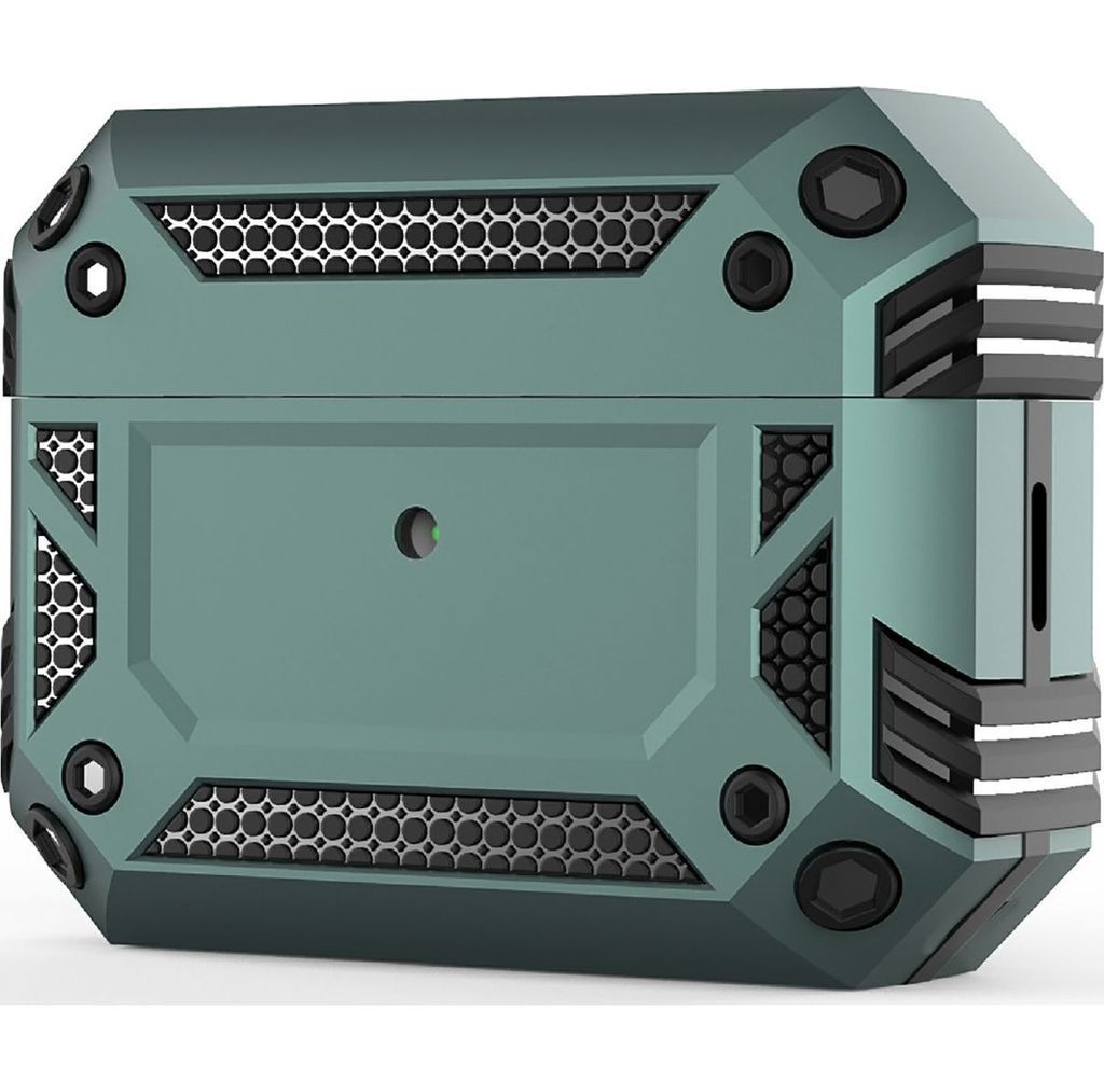 Mobigear Armor Apple AirPods Pro 2 Stoßfeste Hardcase Hülle - Grün