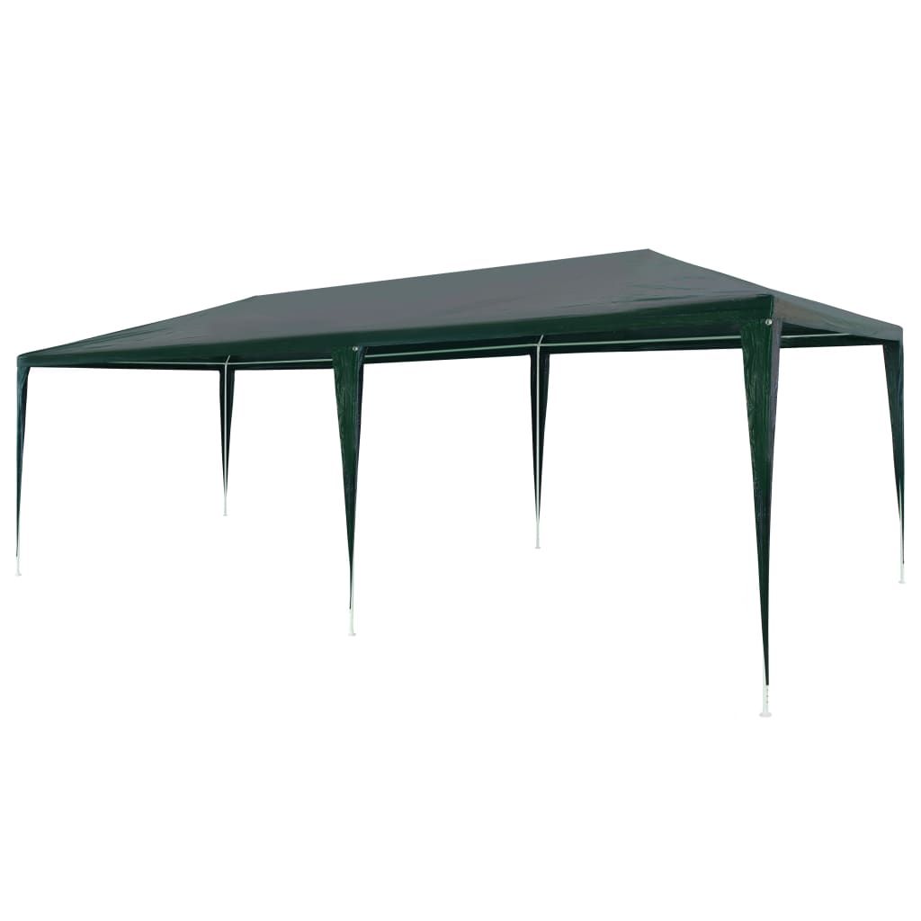 Partyzelt 3 x 6 m PE Grün , Pavillons & Partyzelte Design Produktbild 
