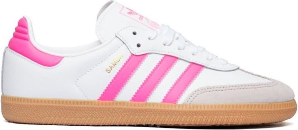 Adidas Samba OG J In Weiß Rosa Für Jugend - 4.5 UK - 37 1/3 EU - 5 US / Weiß Rosa