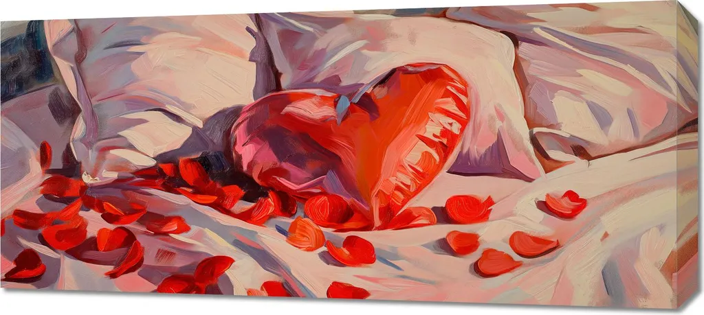 Regalo Coppia Quadro E io te 90x40 - Arte da Parete Romantica