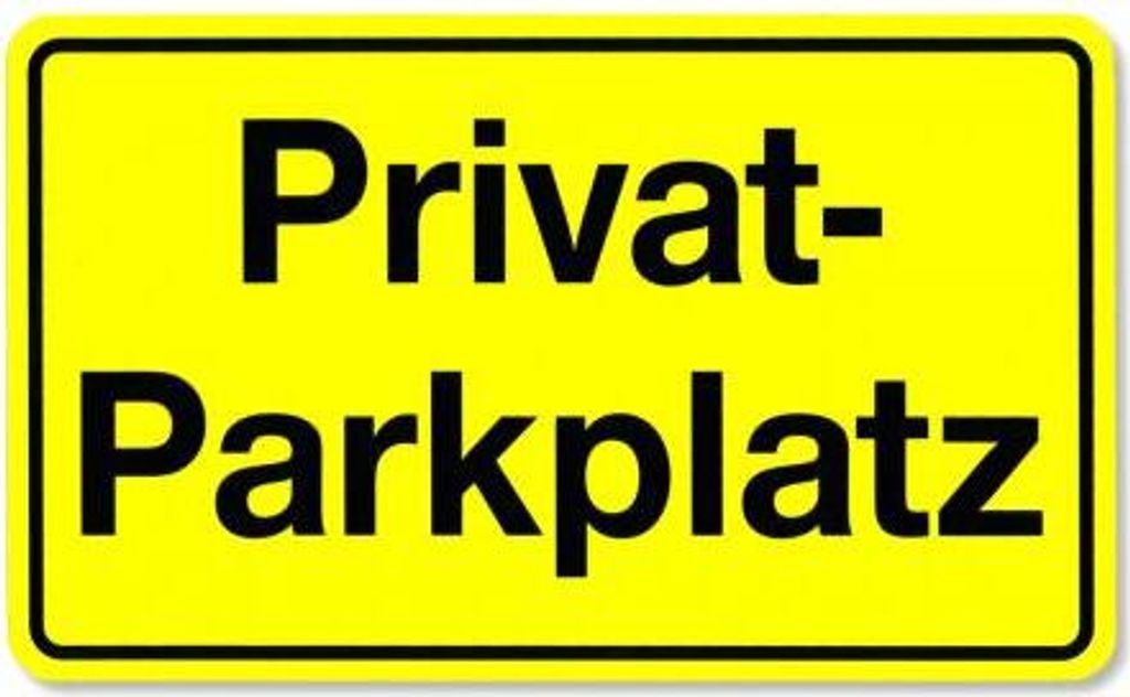 10er Set Schilder - Privatparkplatz - 308457/1 Gr. 25cm x 15cm