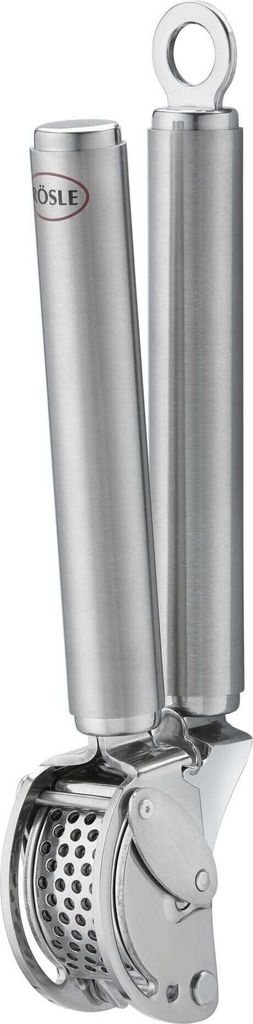 RÖSLE 12895, Handknoblauchpresse, Silber, Edelstahl, Produktbild 