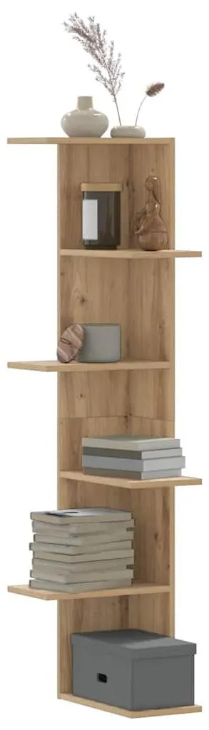 Rangement d'Angle Mural 140 cm pour Ranger et Décorer sans Encombrer
