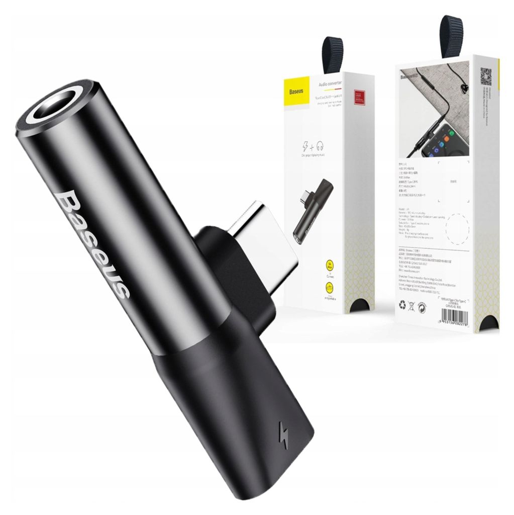 Baseus adaptér z konektora Usb-C na port Usb-C čierny Obrázok produktu 