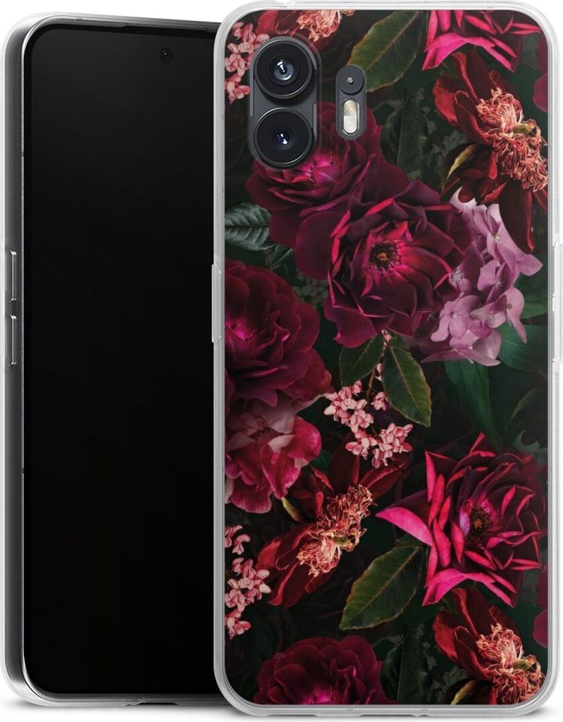 DeinDesign Handyhülle für Nothing Phone 2 Silikon Hülle Case Smartphone Schutzhülle Blumen Blüte Rose