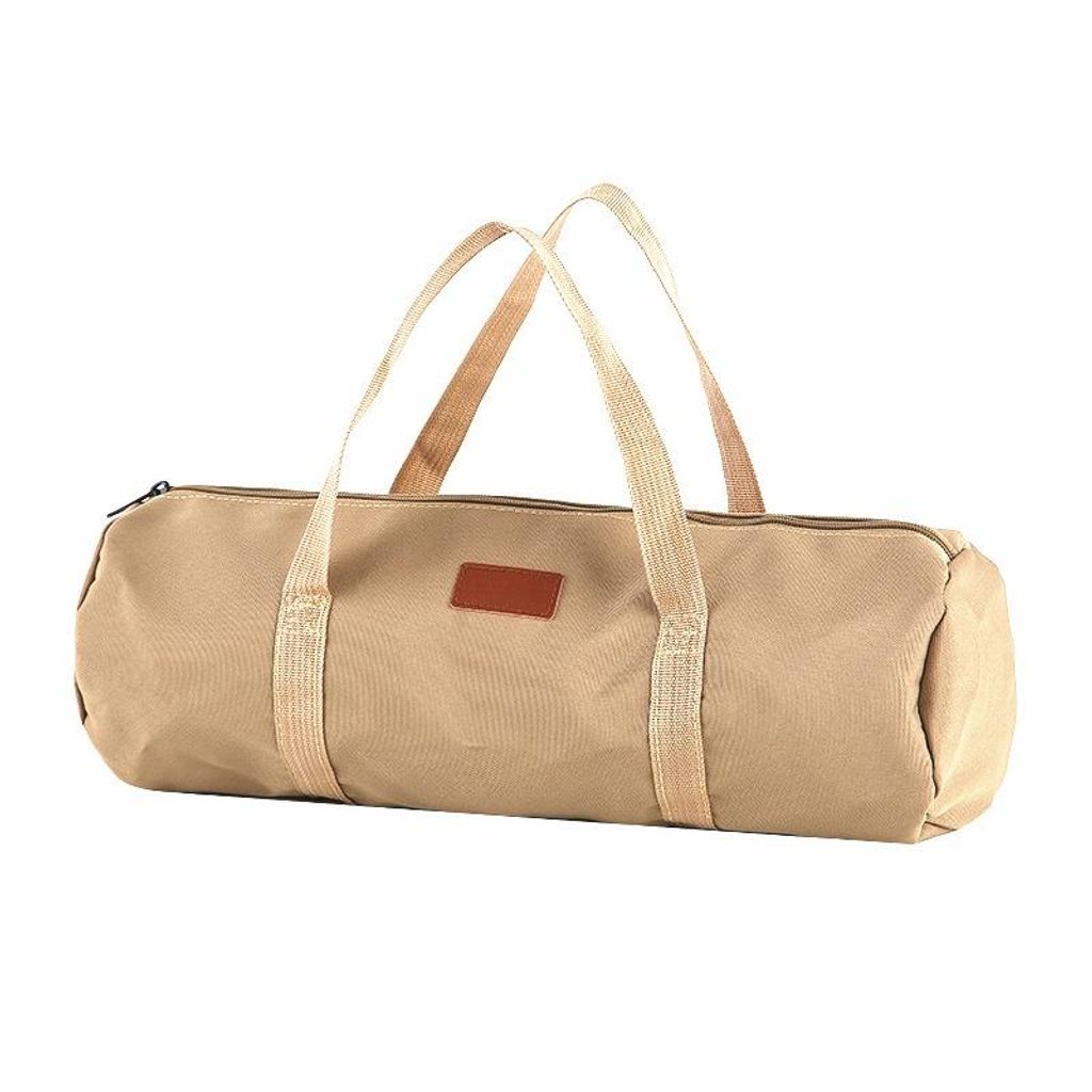 Tragbare Zelthering-Tasche mit großer Kapazität, wasserdicht, reißfest, aus 900D Oxford, Khaki