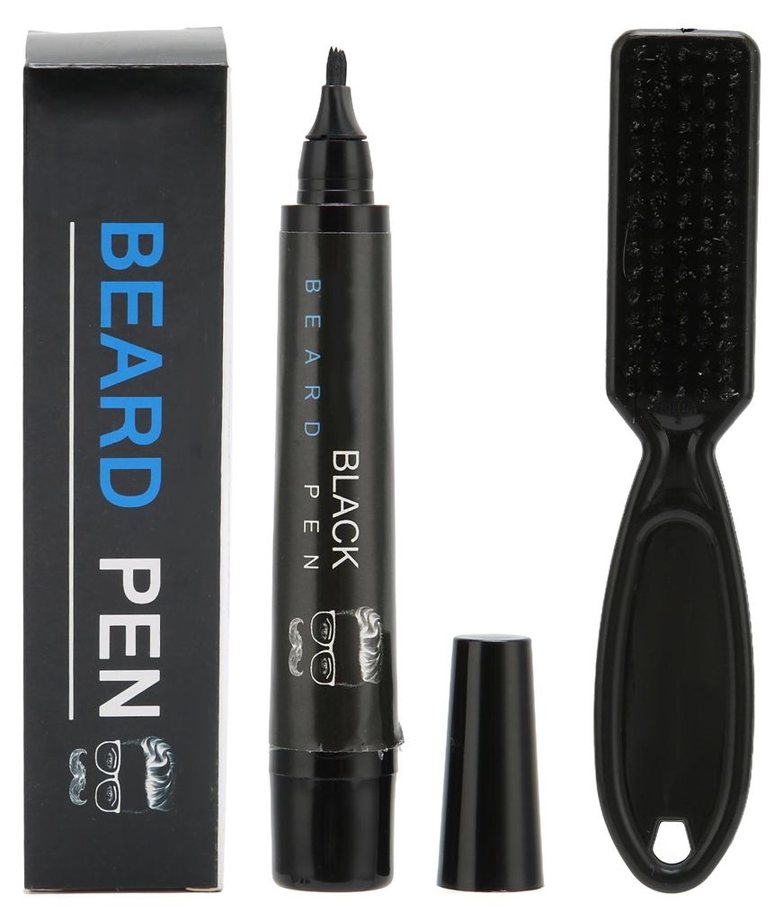 Kit de stylo pour barbe Bartholz, étanche, avec 4 embouts, Image du produit 