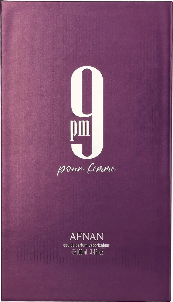 Afnan 9 PM Pour Femme 100ml - Notes de Vanille et Ambre Sensuelle