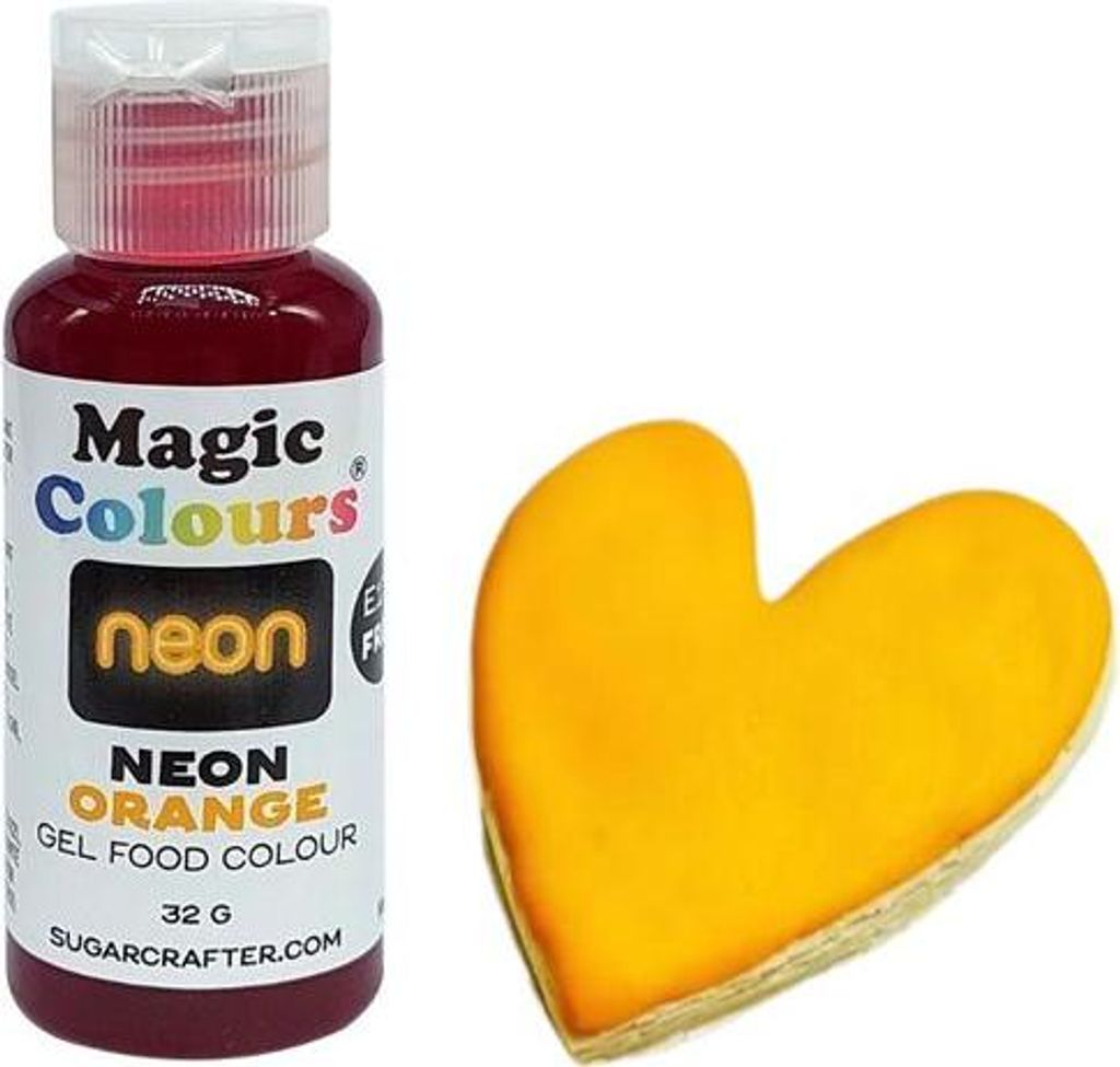 Magic Colours NEON Orange 32 g Lebensmittel Farbstoff Produktbild 