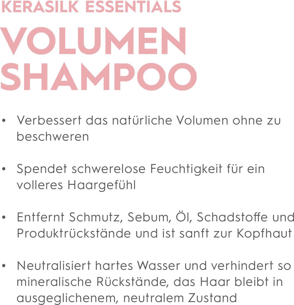 Kerasilk Essentials Volumizing Shampoo Shampoo für Produktbild 4