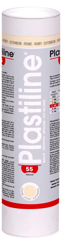 Plastiline Plastiline, 1 kg, Härtegrad 55 (medium) - Elfenbein 1155T