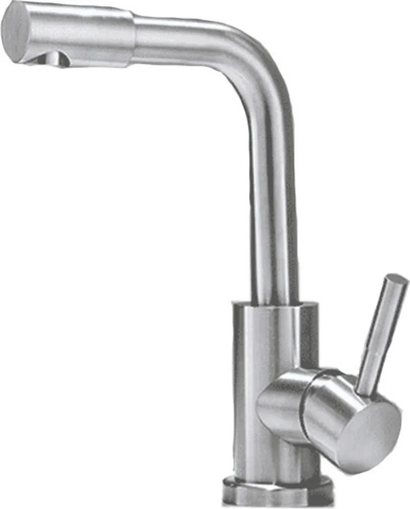Miscelatore Design INF Argento Spazzolato - Lusso in Acciaio Inox
