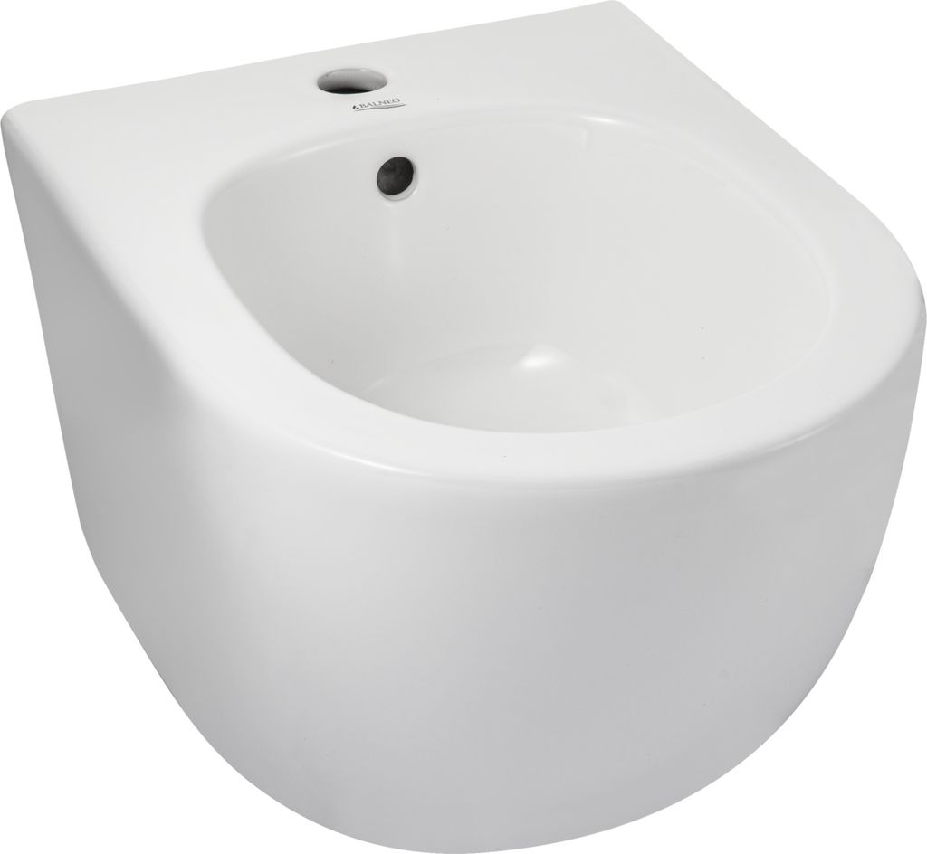 Balneo Hänge Bidet ASOX Spülrandlos Wandmontage Keramik Produktbild 