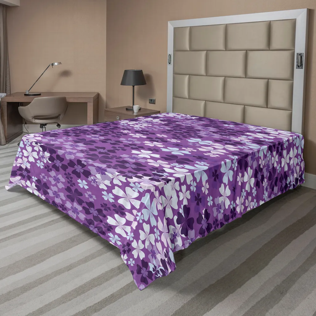 Drap Supérieur Confortable Anti-Pilling pour Grand Lit Blanc