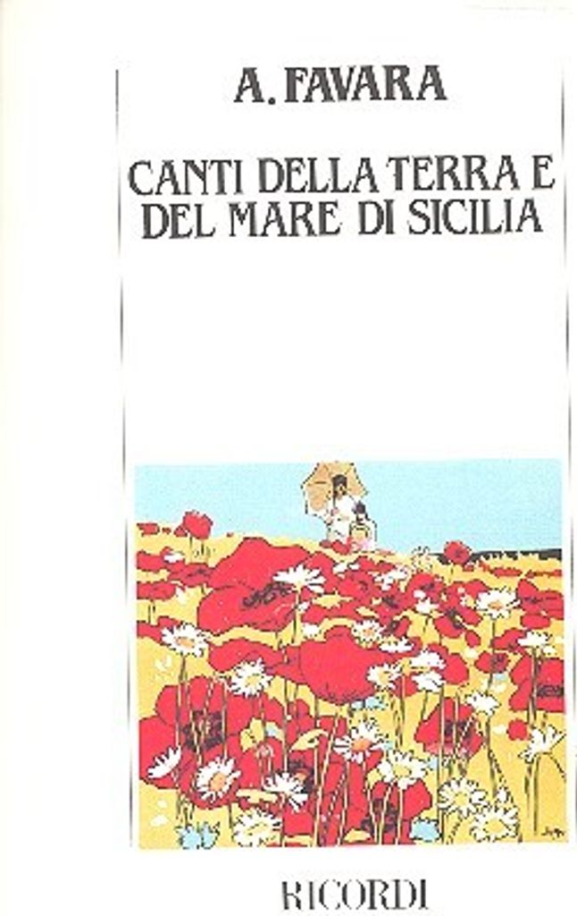 Canti della terra e del mare di Sicilia für Gesang und Klavier (Sic/it)