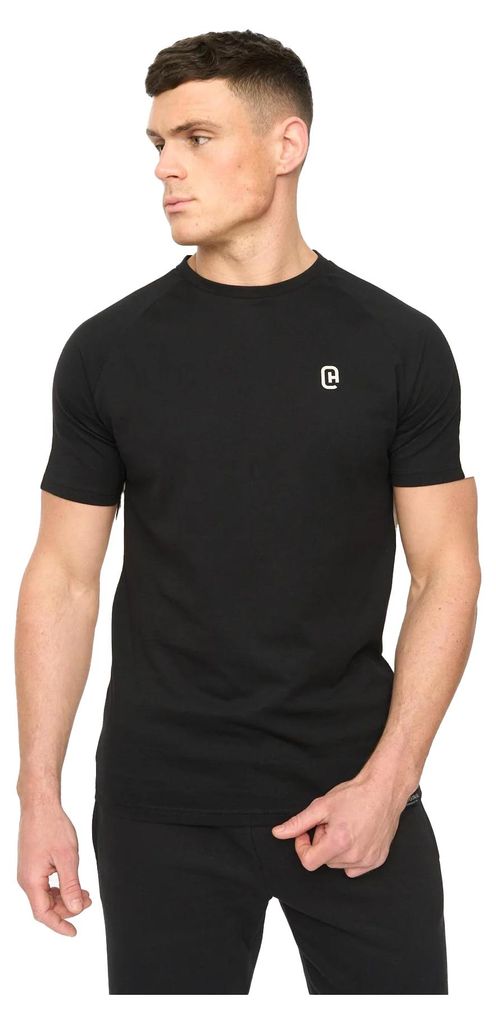 Crosshatch - "Cresswill" T-Shirt für Herren BG2553 (L) (Schwarz)
