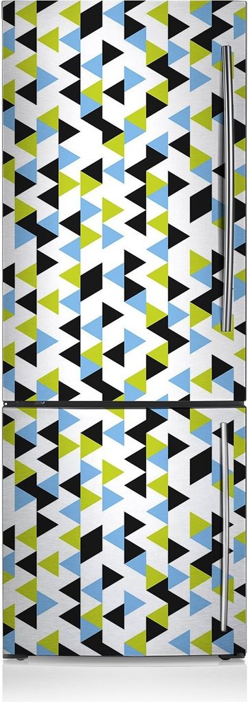 Kühlschrankmagnete Kühlschrank Magnetfolie Magnete Küche 60x205 cm - Fliegende Dreiecke