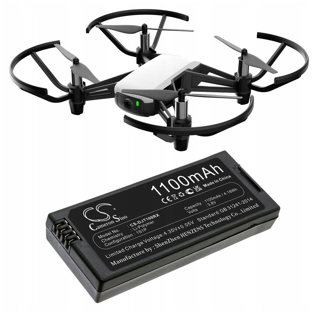 Batterie pro DJI Tello, 1100 mAh, Li-Pol Image du produit 