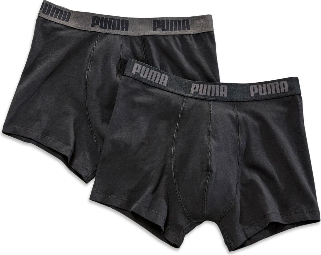 PUMA BASIC BOXER 2P black/black L Produktbild 28