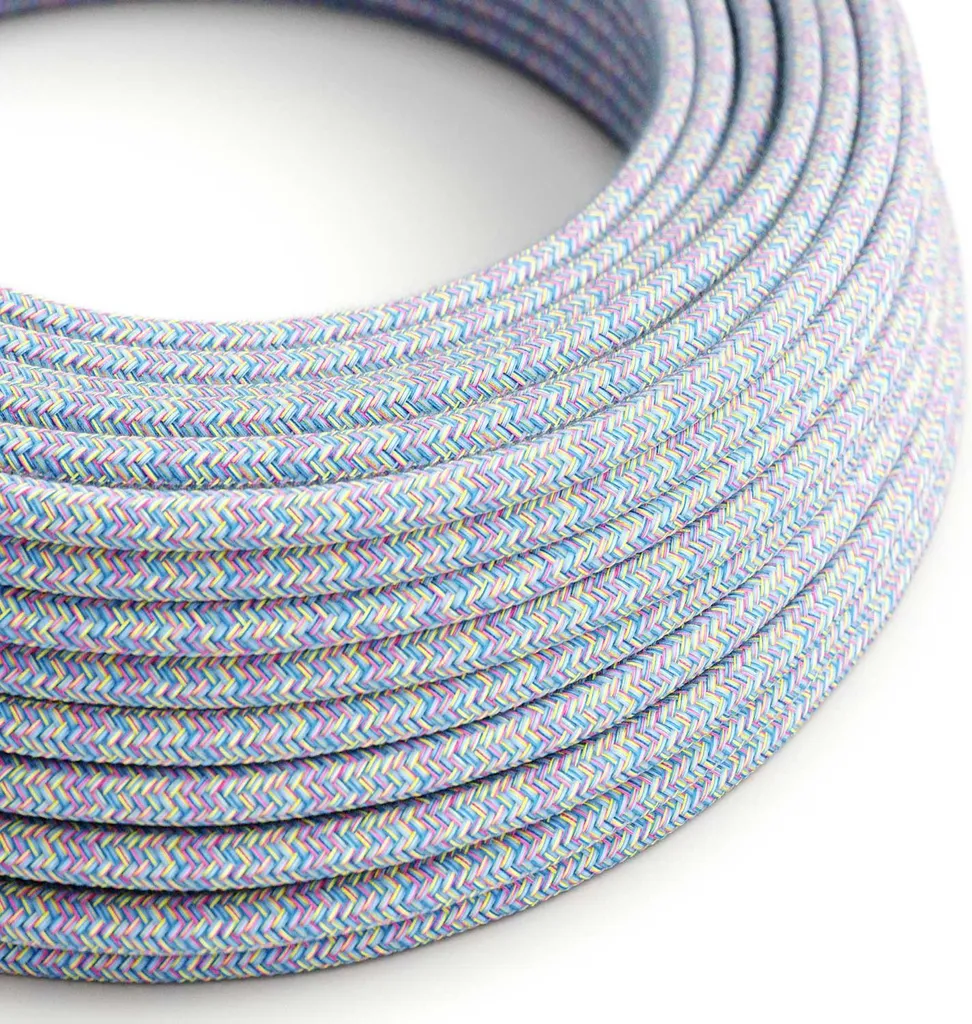 Câble électrique en tissu Lollipop 10m pour créer vos lampes DIY RX09