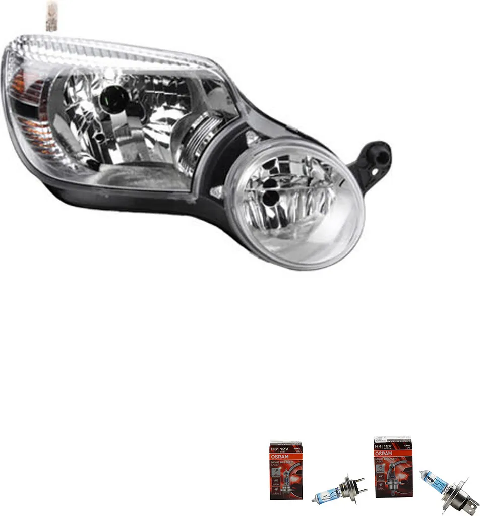 Sicurezza Notturna Skoda Yeti: Faro Johns + Osram Night Breaker