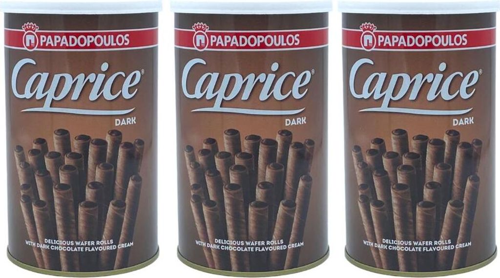 Caprice Waffelröllchen Dark 3x 250g | Kaufland.de