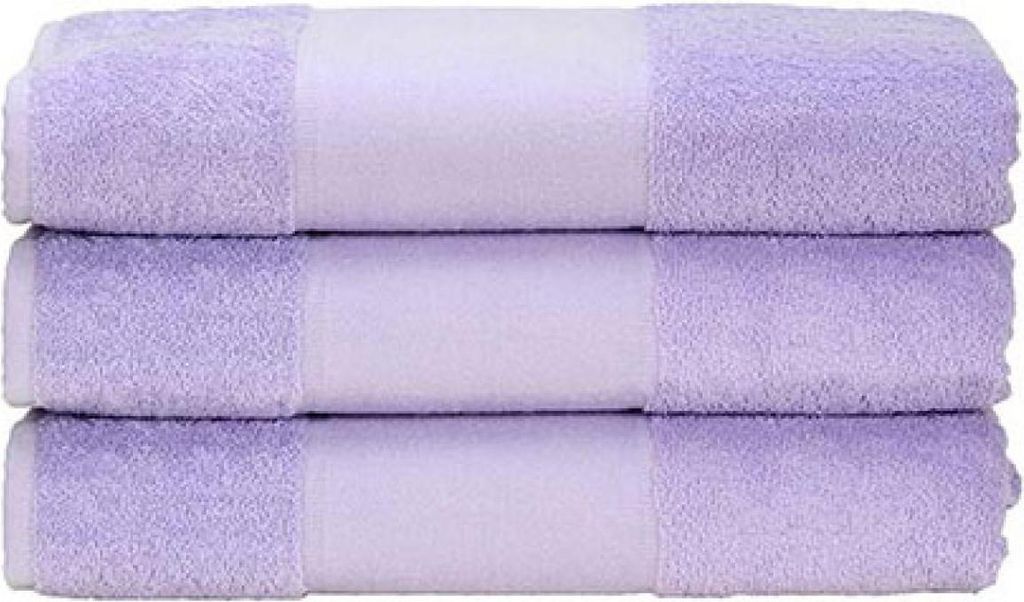 A&R 700.50 | PrintMe Hand Towel / 50 x 100 cm - Farbe: Light Purple - Größe: 50 x 100 cm