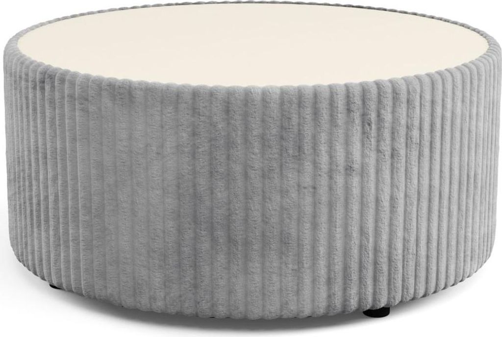 Gepolsterter runder Couchtisch WINDSOR 2 - Esche Produktbild 