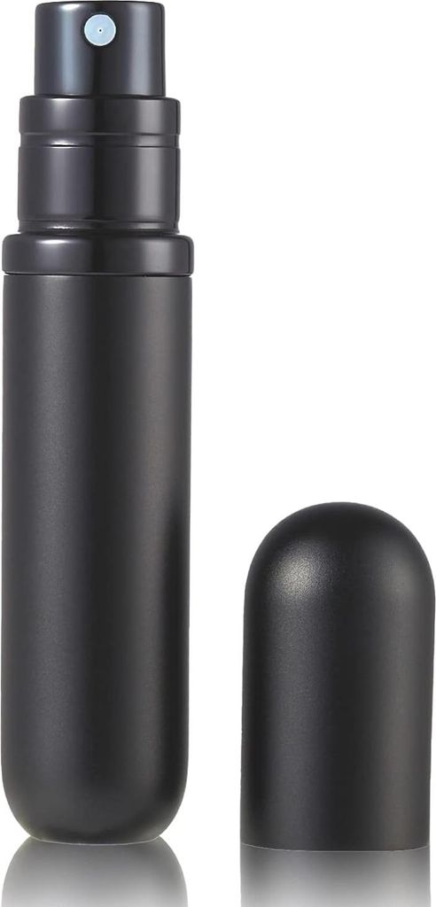 Parfümzerstäuber Nachfüllbar,leer Reise Parfüm Zerstäuber,5ml Mini Portable Sprühflasche,Taschenzerstäuber für Unterwegs(Y-Schwarz)