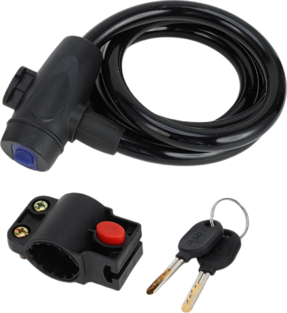 Fahrradschloss mit Schlossrahmen / Fahrrad-Padlocks-Kabelschloss Spiralschloss für Mountainbike Rennrad / Kabelschloss ABS Metall 120cm / 1 Set Sc...