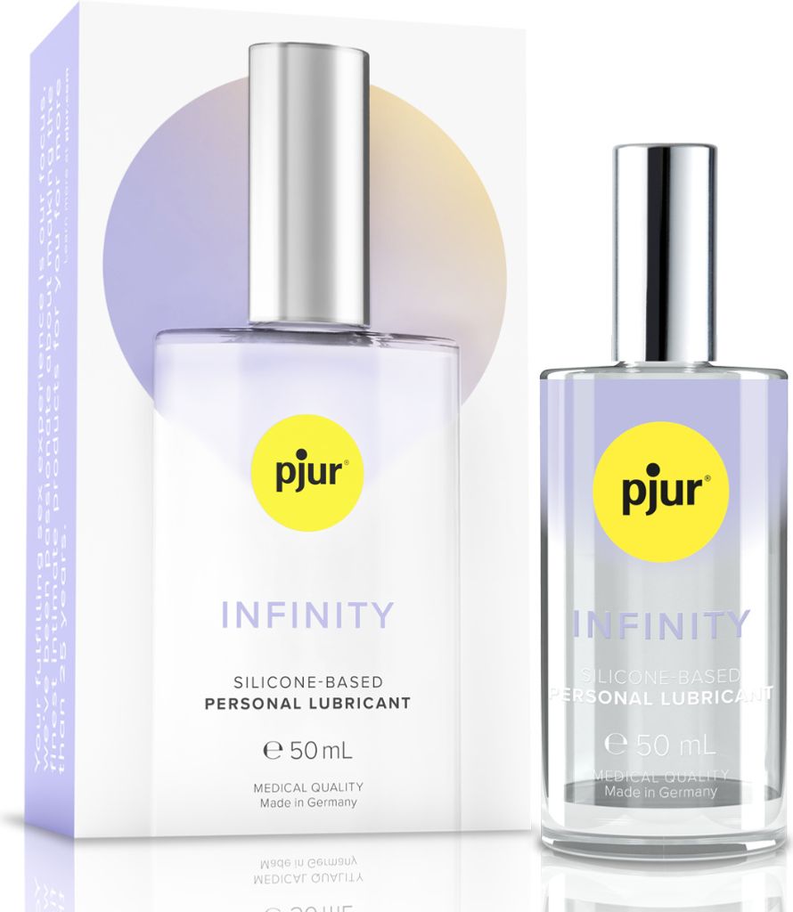 Pjur - Gleitgel Infinity in eleganter Glasflasche - Inhalt Produktbild 