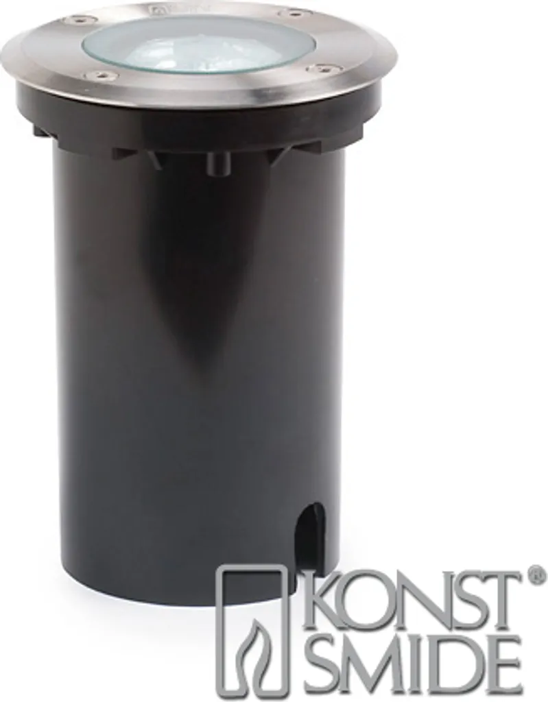 Spot de sol encastrable extérieur en inox et verre Konstsmide 7606-000