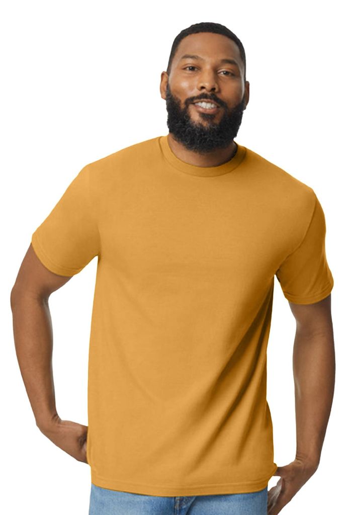Gildan - "Softstyle" T-Shirt für Herren/Damen Uni FK2166 (3XL) (Senf)