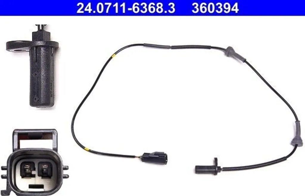 Sensore Velocità Ruota ATE 24.0711-6368.3 per Volvo XC90 OE 30712095