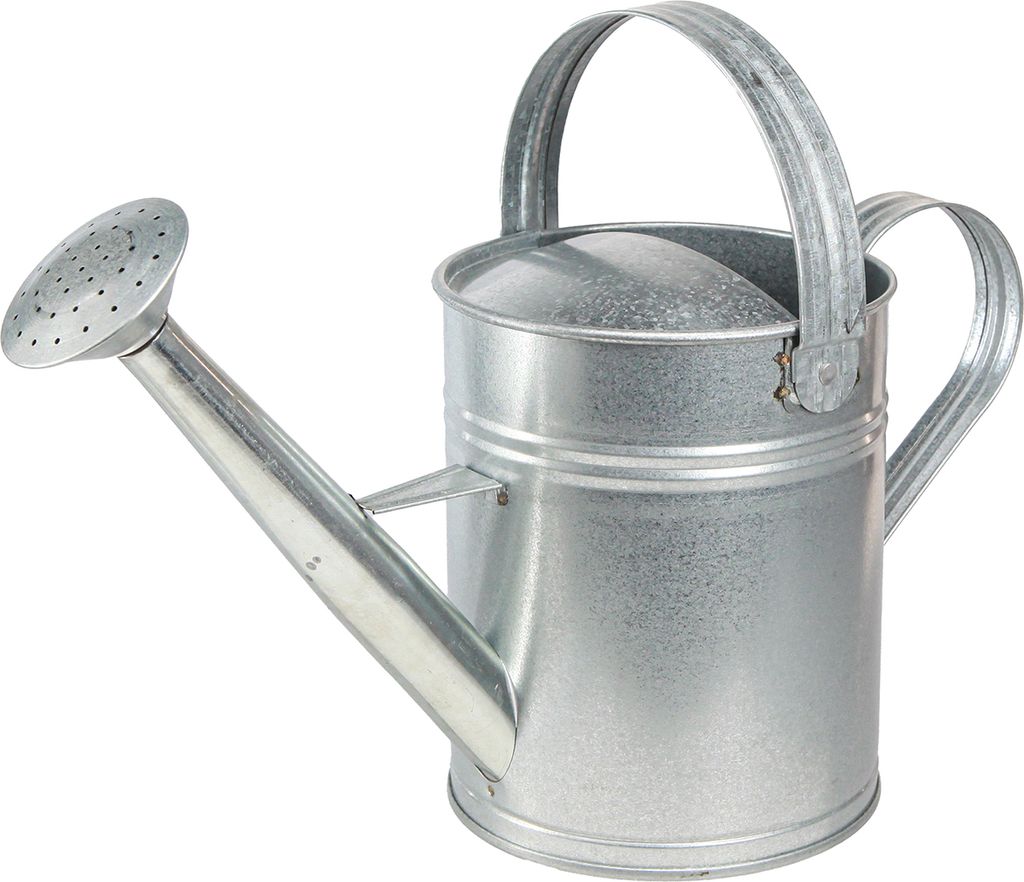 Dekorative Gießkanne im Vintage-Stil aus Metall für Balkon und Wohndekoration