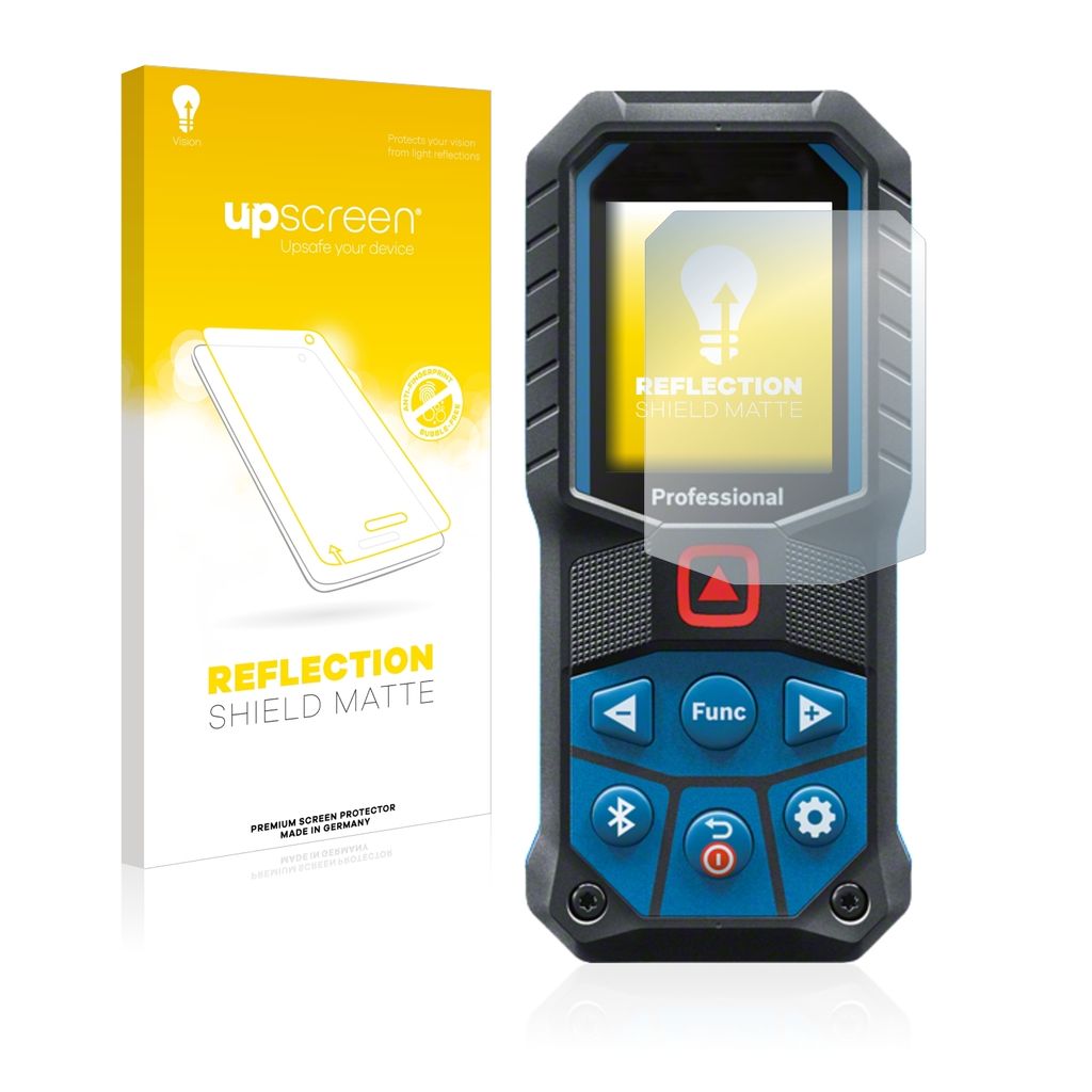 upscreen Schutzfolie für Bosch GLM 50-27 C/ 50-25 G Displayschutz Displayschutzfolie Folie Matt Entspiegelungsfolie