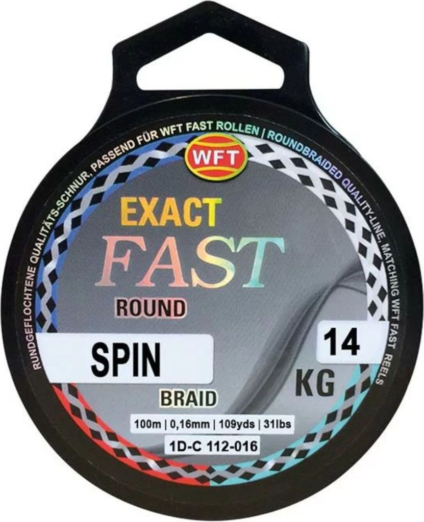 WFT Fast Spin & Braid red exact 14kg 0,16mm - 100m Angelschnur