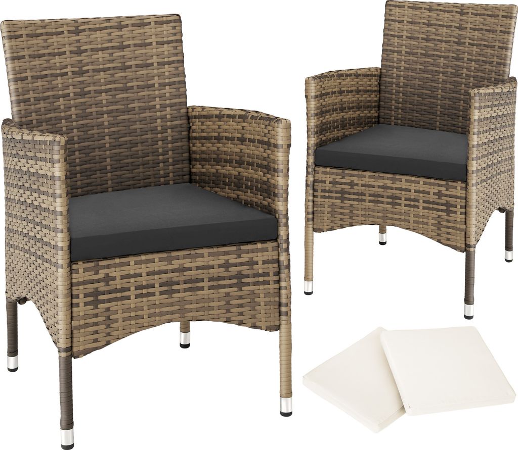 sada 2 ratanových židlí Nantes durable 59 x 57 x 85 cm Obrázek produktu 