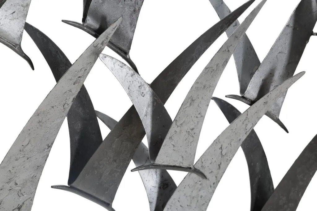 Mauro Ferretti Panneau Mural Gabbiani 93x12,7x47,6 cm en Acier Design