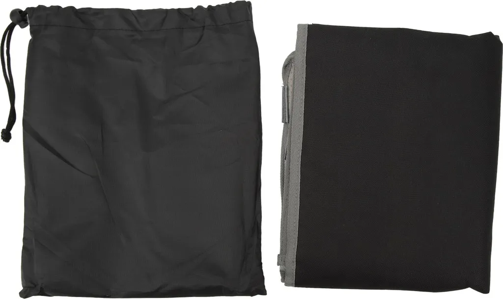 Lit de voyage pliable noir ultra léger avec sac de transport inclus