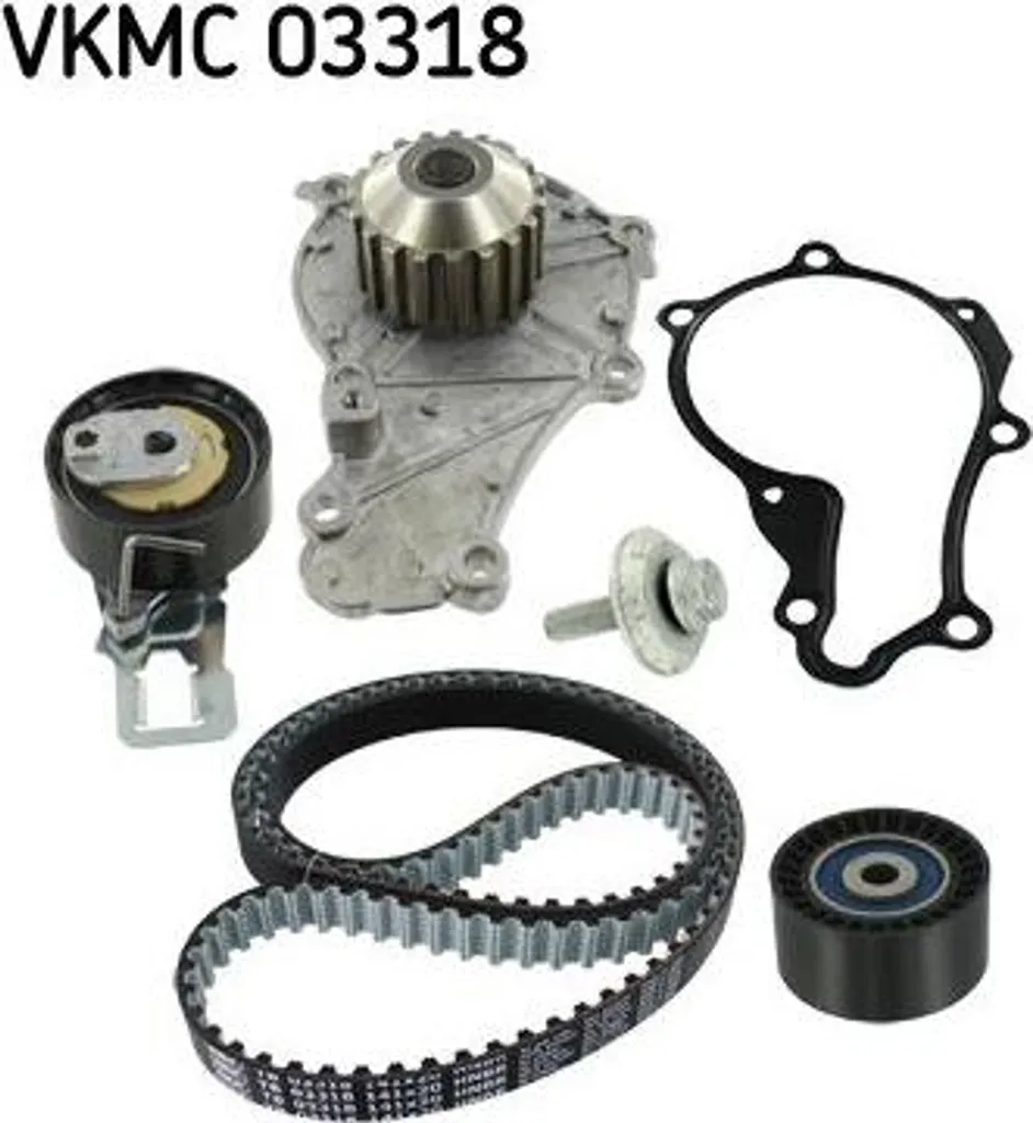 Entretien moteur : Kit courroie + pompe à eau pour Transit Combo et Kuga