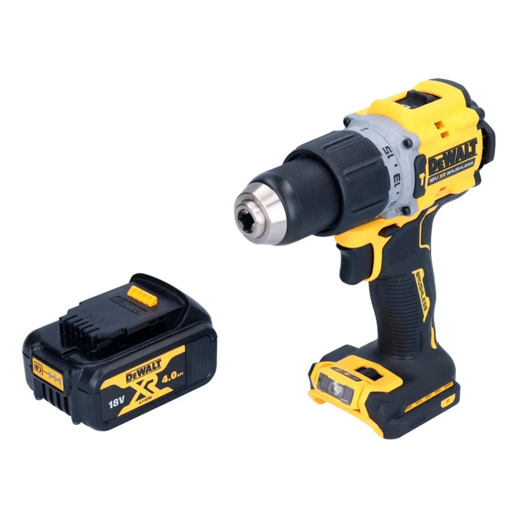 DeWalt DCD805N Perceuse Visseuse à Percussion 18V 90Nm + Batterie 4Ah