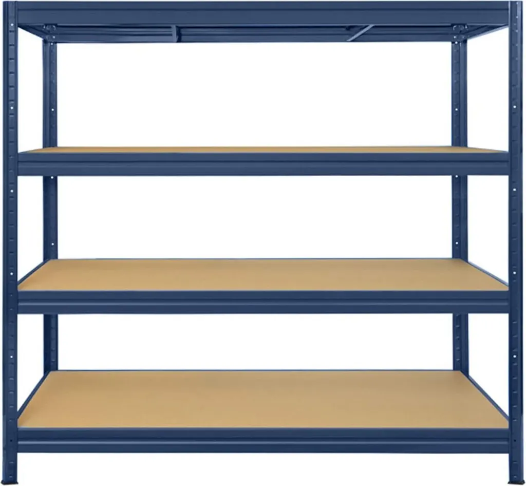 Étagère de rangement garage et atelier grise grande largeur 160cm