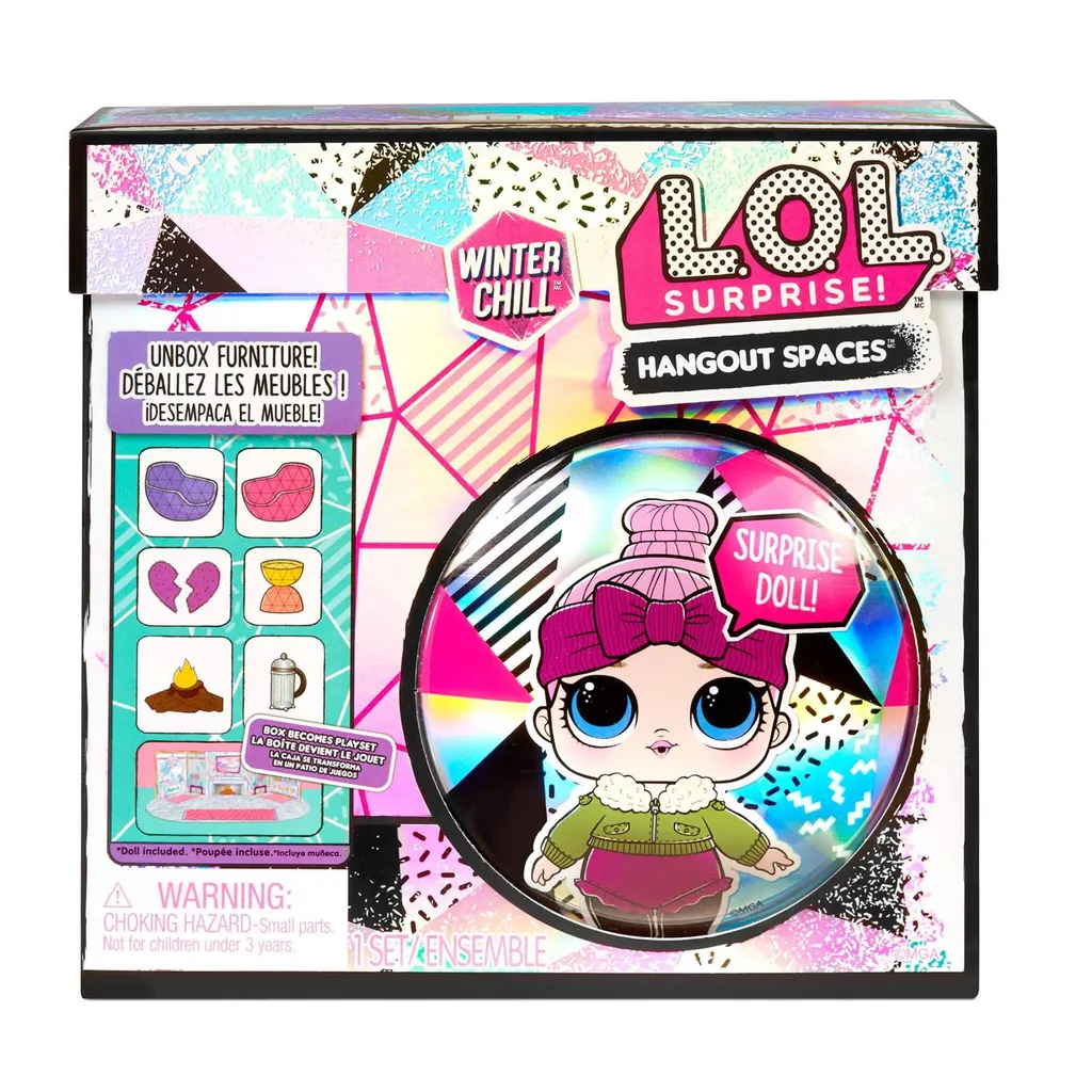 L.O.L. Surprise Winter Chill Spaces 576624EUC avec poupée Cozy Babe